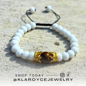 White Clarity Tiger’s Eye Bracelet