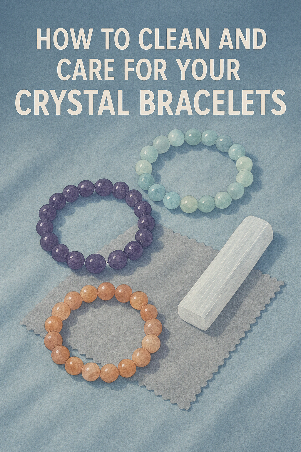How to Clean and Care for Your Crystal Bracelets & Crystal Necklaces