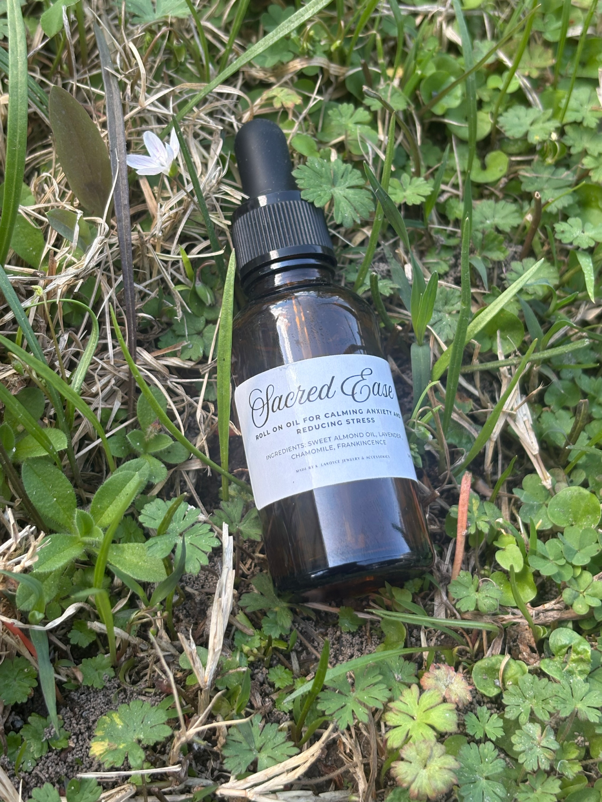 Sacred Ease Body Oil for Anxiety & Stress