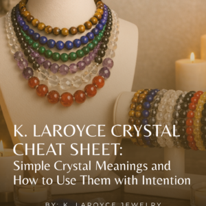 K. LaRoyce Crystal Cheat Sheet: Simple Crystal Meanings and How to Use Them with Intention (Digital Download)